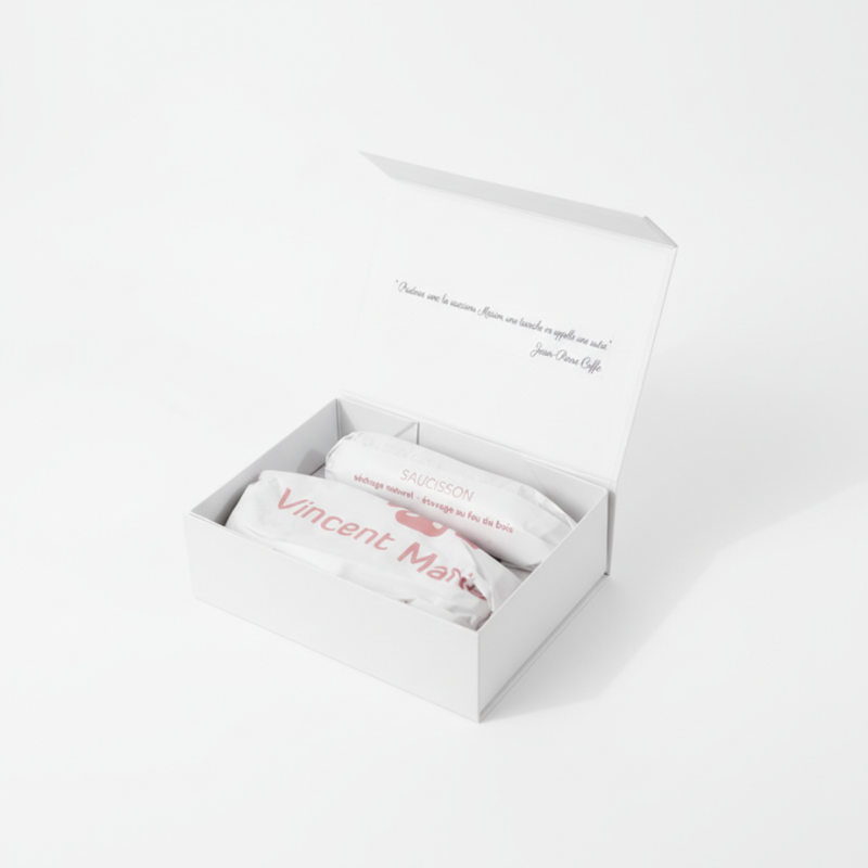 Coffret à offrir saucisson et saucisse sèche